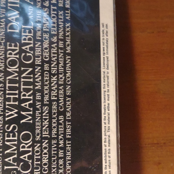 The first deadly sin movie card theater poster advertising litho 1980 lobby card - Picture 4 of 12